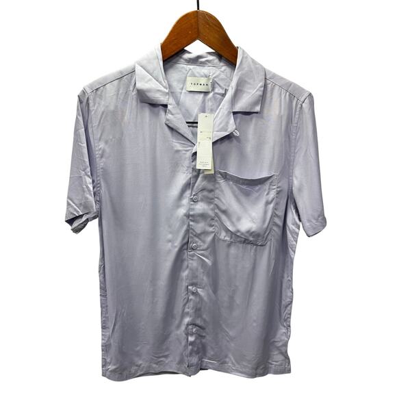 TOPMAN men’s button down Shirt Size S NEW # H765 - Picture 1 of 7
